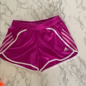 Women’s purple adidas shorts